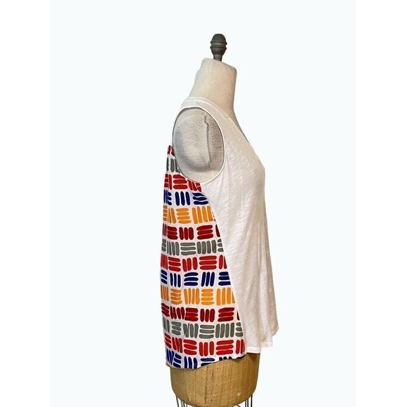 Anthropologie Porridge Multicolor Bicoastal Sleeveless Tunic Top Small - Picture 3 of 5